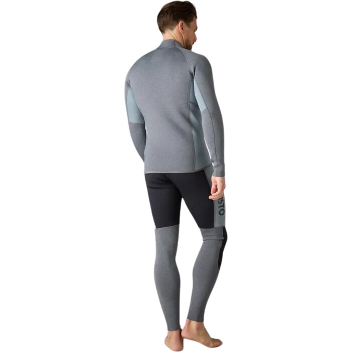 2024 Musto Mens Champ Long Sleeve 2mm Neoprene Top 82415 - Dark Grey / Marle